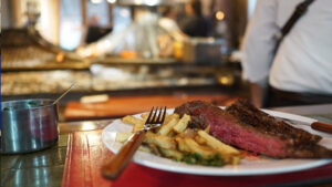 Steak in Montevideo